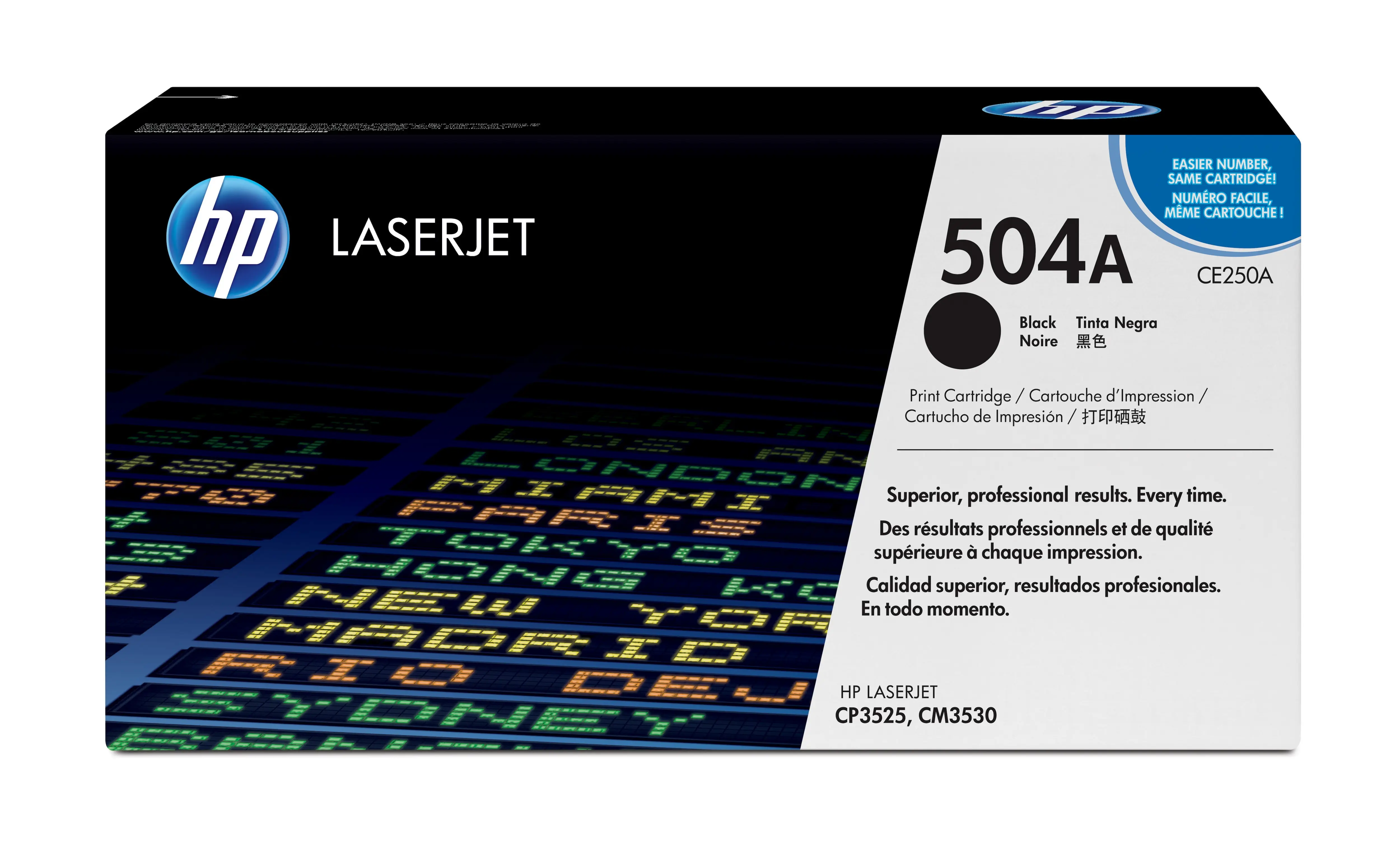 HP 504A Siyah Orijinal LaserJet Toner Kartuşu CE250A