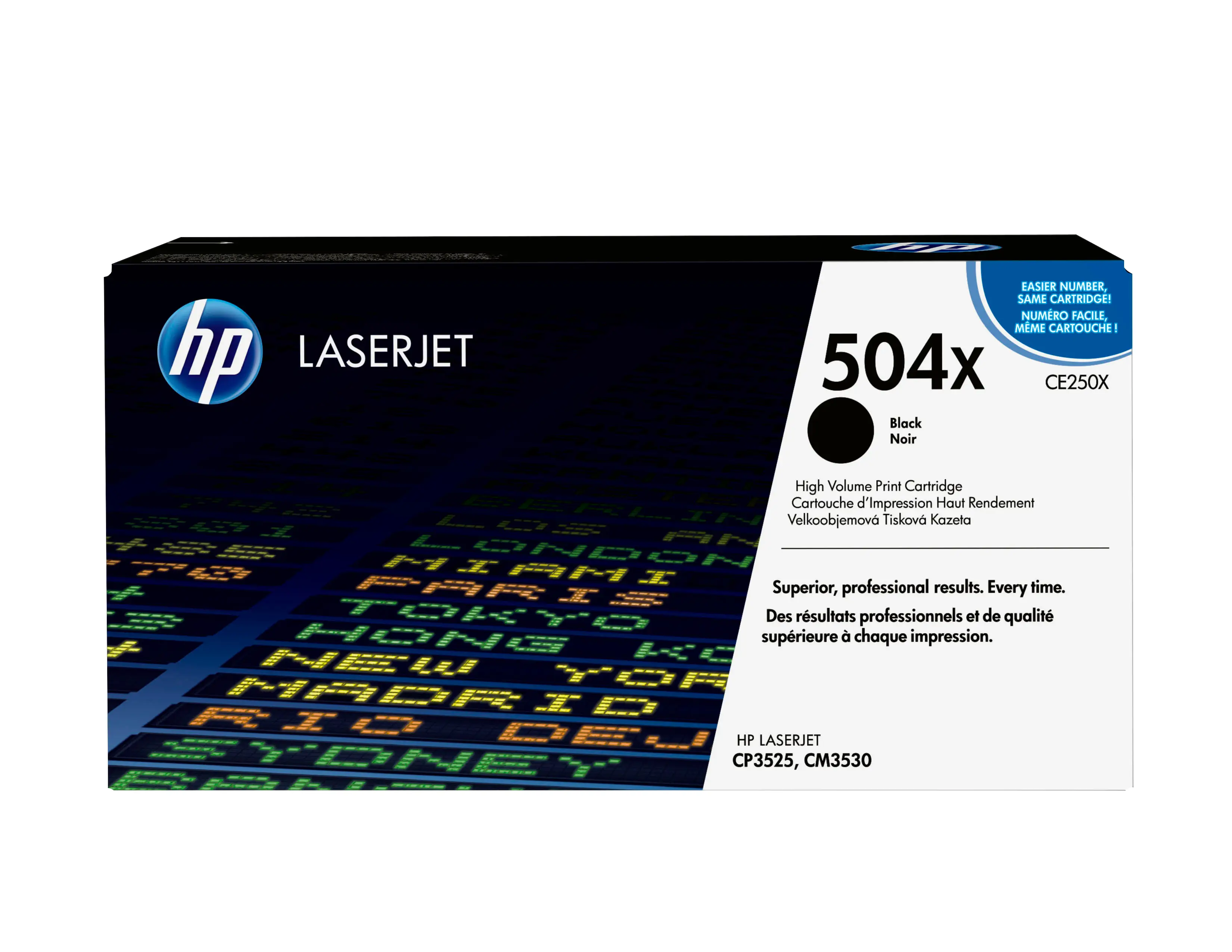 HP 504X Yüksek Kapasiteli Siyah Orijinal LaserJet Toner Kartuşu CE250X