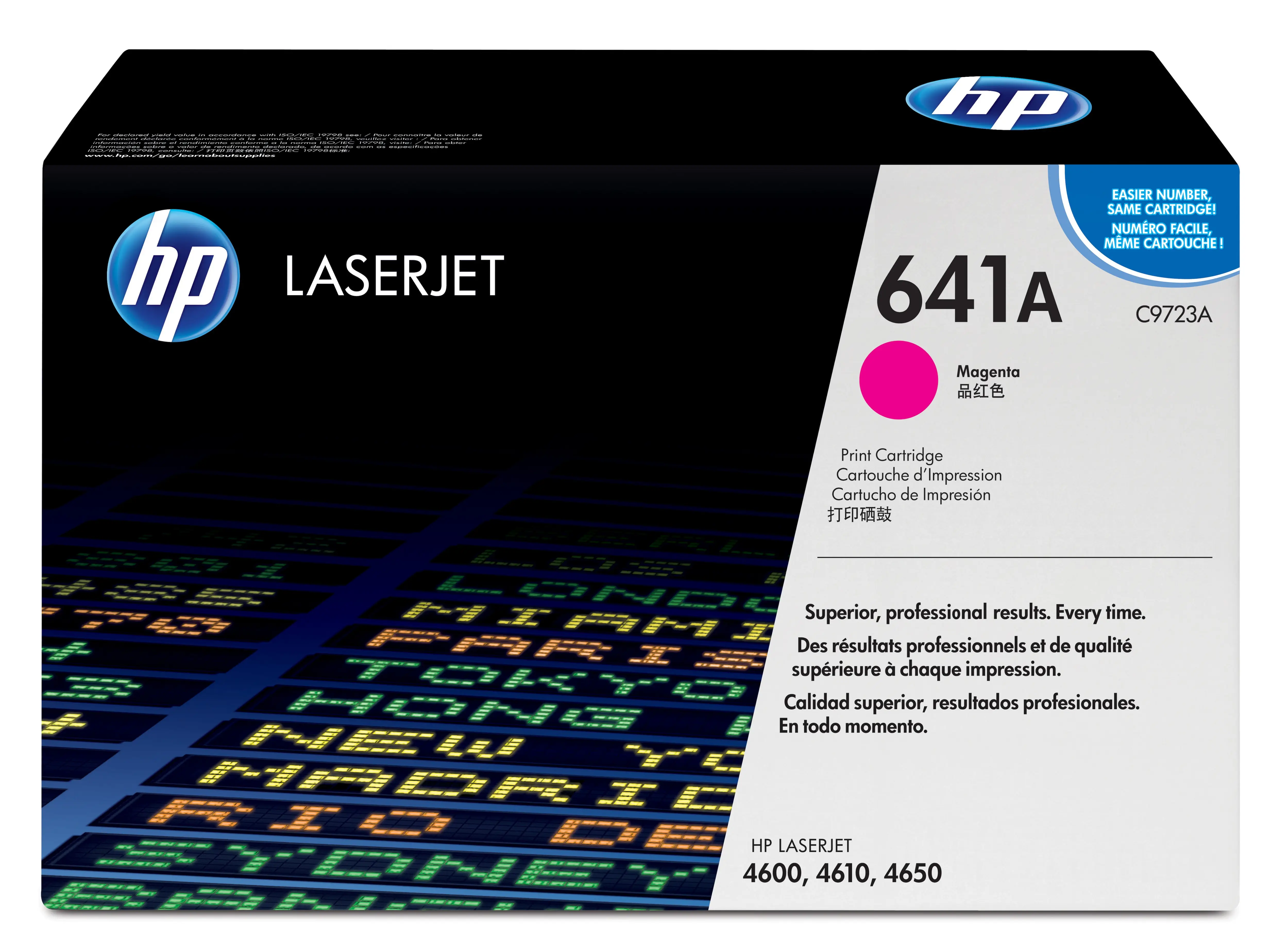 HP 641A Magenta Original LaserJet Toner Cartridge C9723A