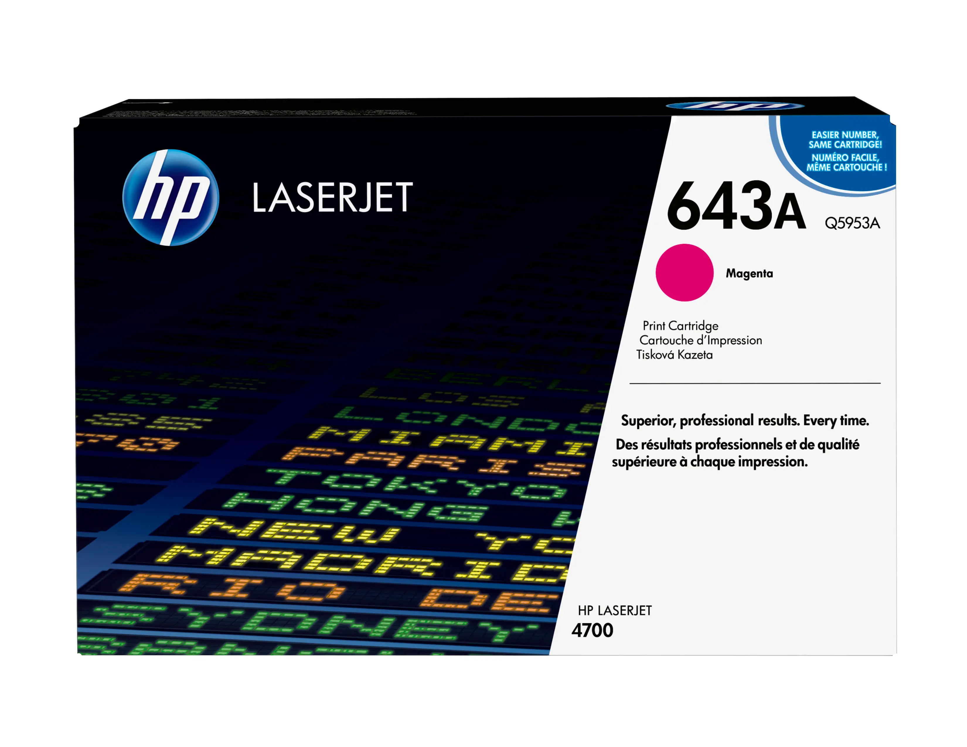 HP 643A Macenta Orijinal LaserJet Toner Kartuşu Q5953A
