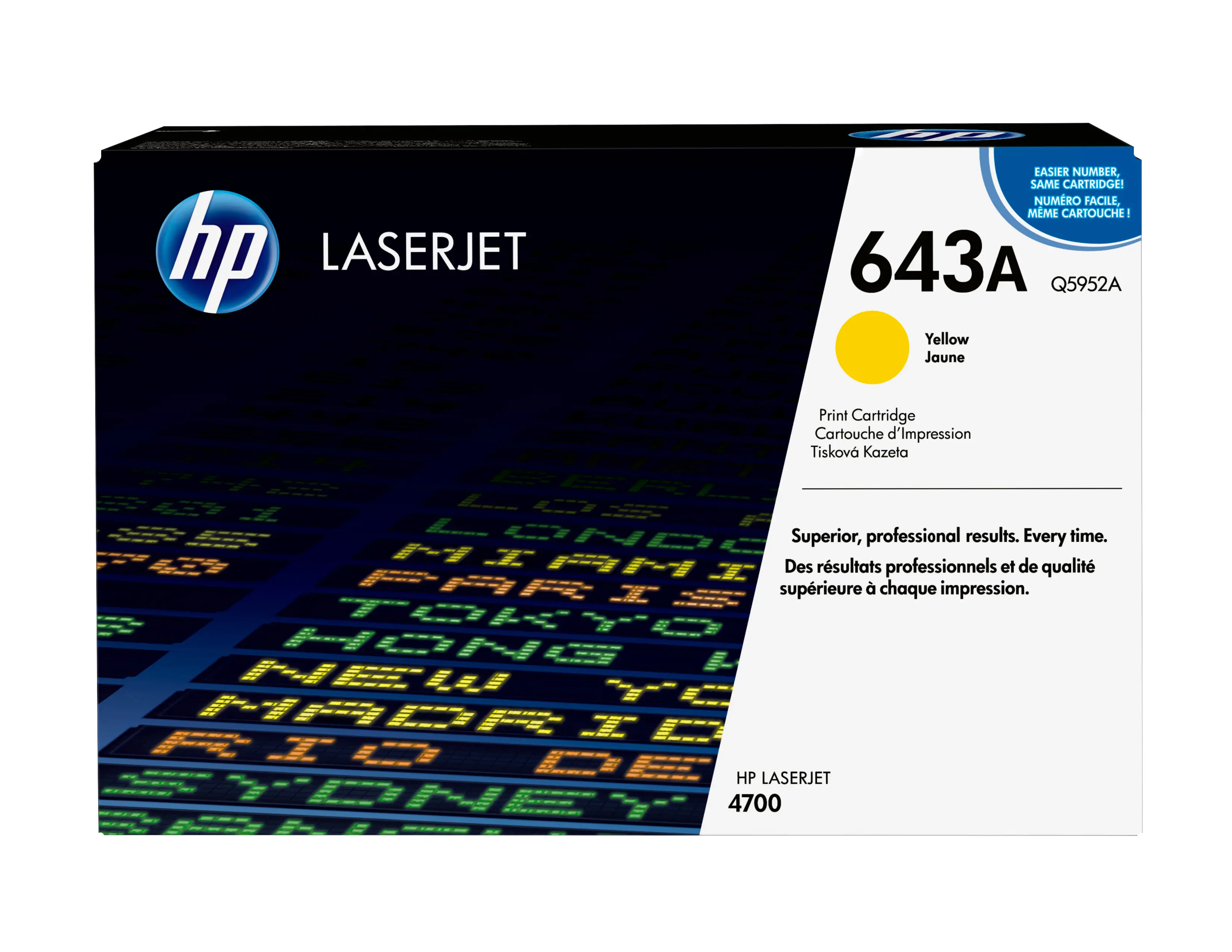 HP 643A Sarı Orijinal LaserJet Toner Kartuşu Q5952A