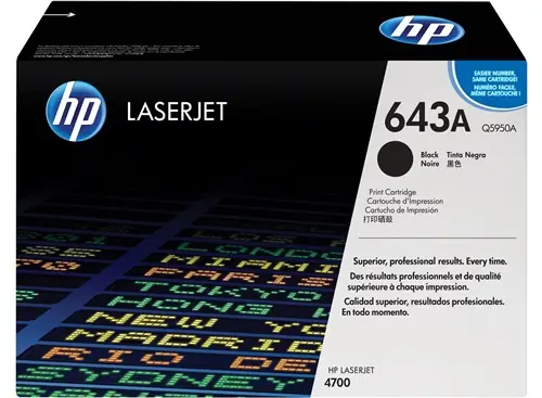 HP 643A Q5950A+Q5951A+Q5952A+Q5953A