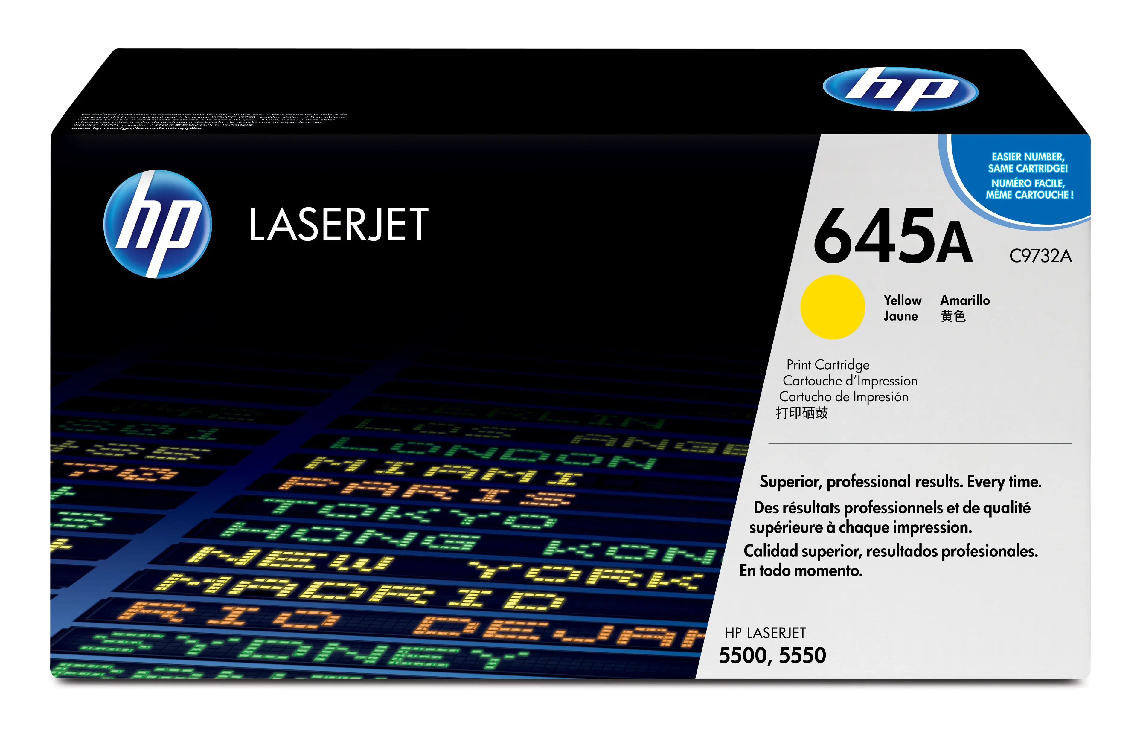 HP 645A Sarı Orijinal LaserJet Toner Kartuşu C9732A