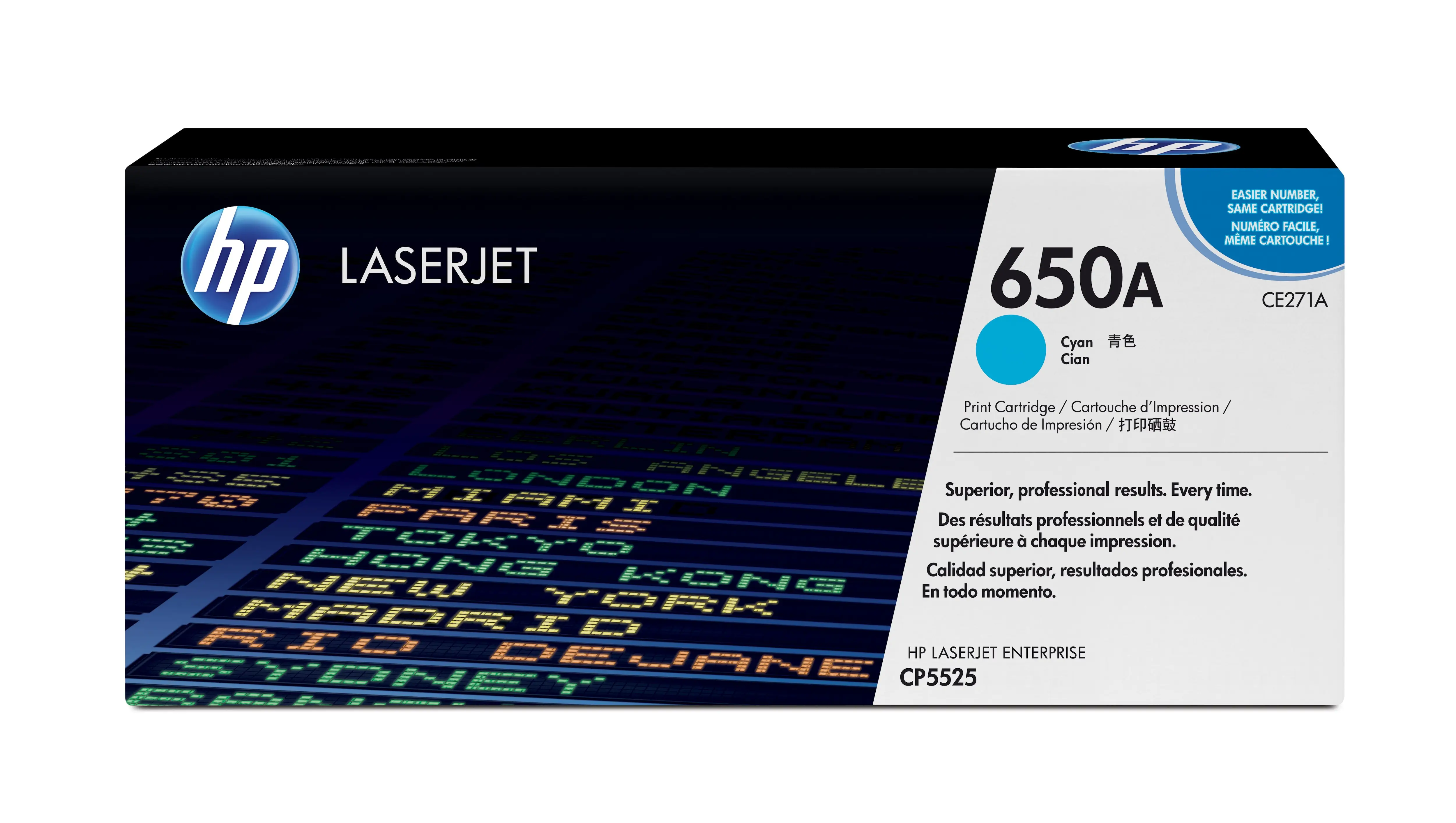 HP 650A Camgöbeği Orijinal LaserJet Toner Kartuşu CE271A