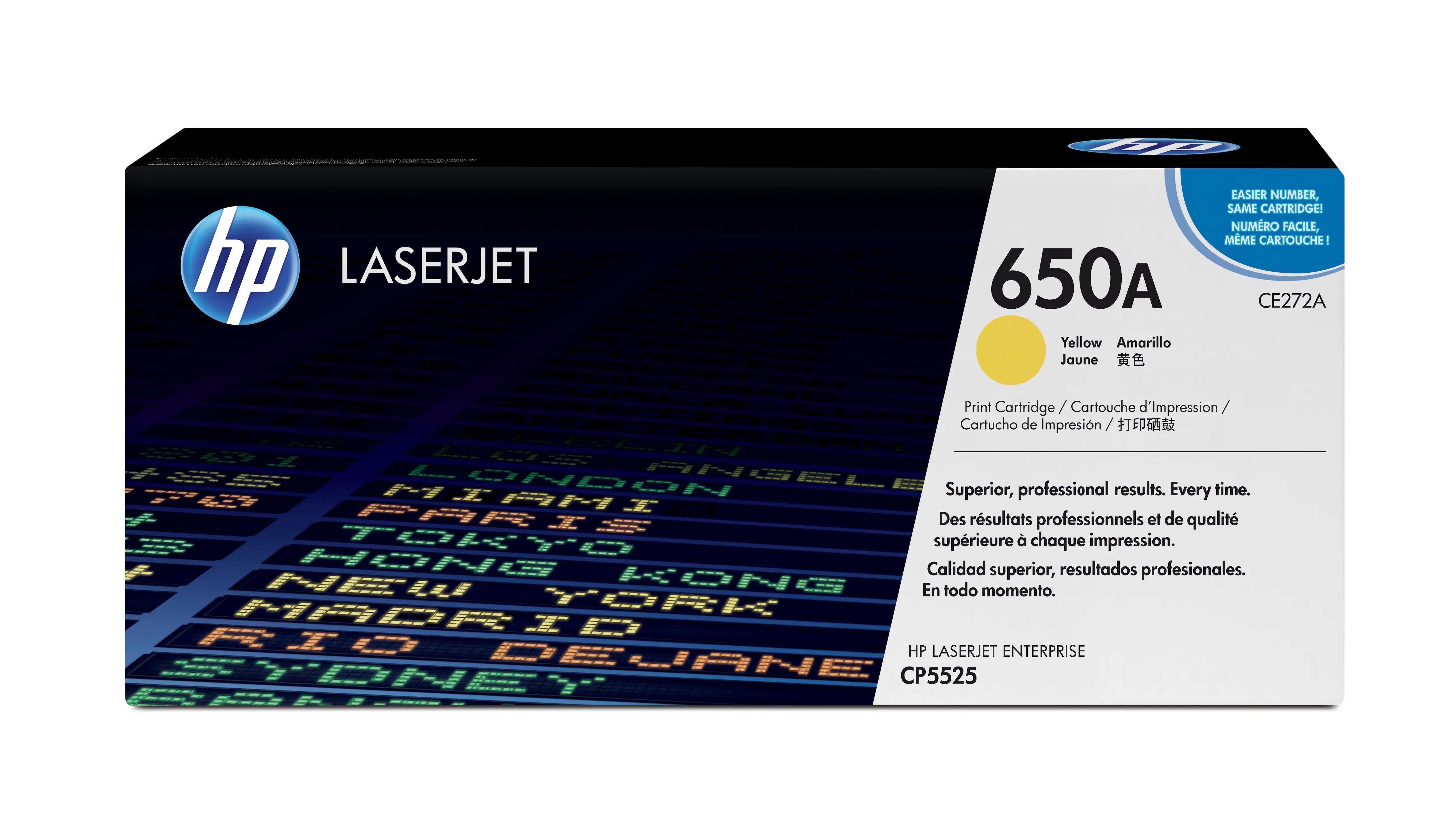 HP 650A Sarı Orijinal LaserJet Toner Kartuşu CE272A
