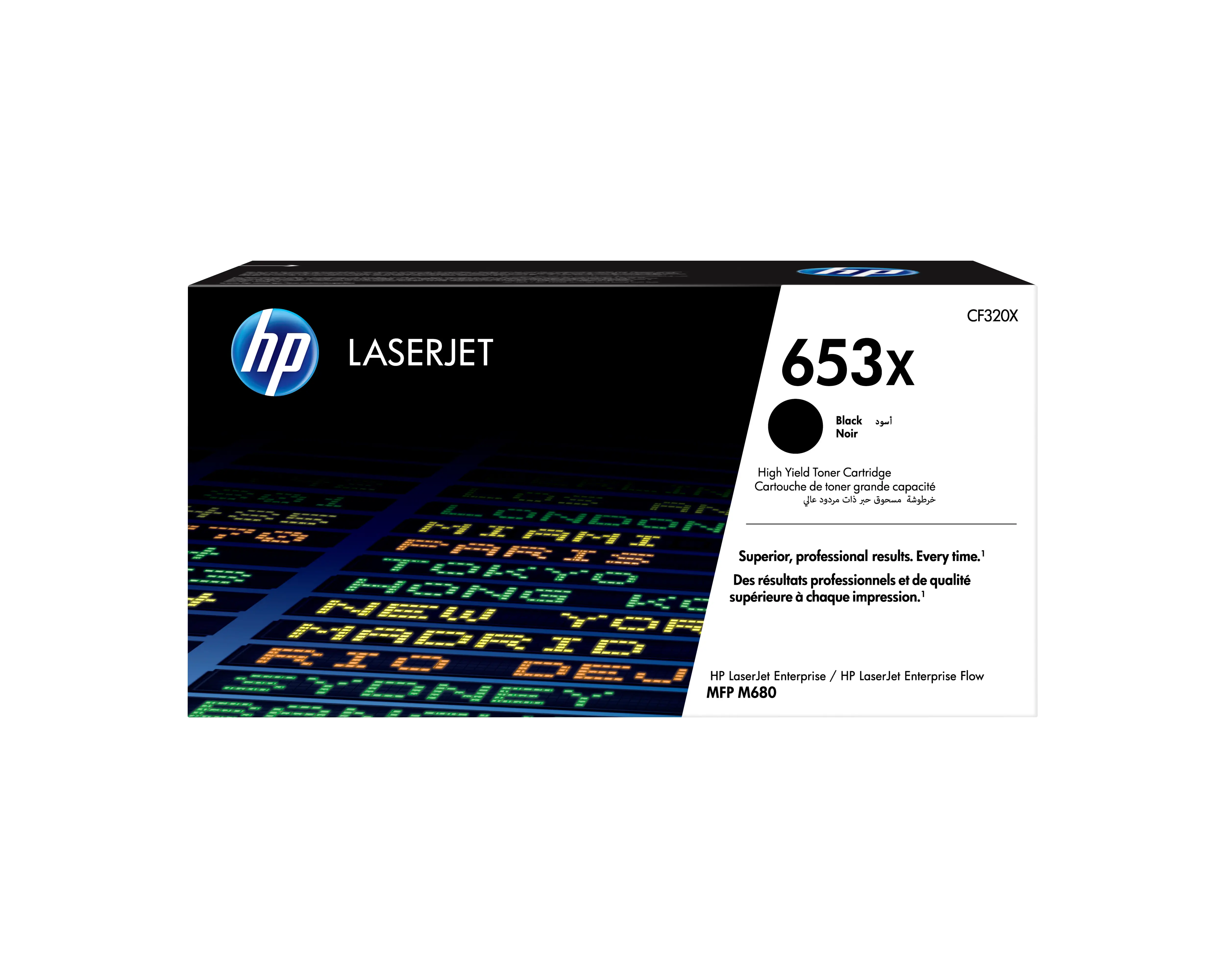 HP 653X Yüksek Kapasiteli Siyah Orijinal LaserJet Toner Kartuşu CF320X