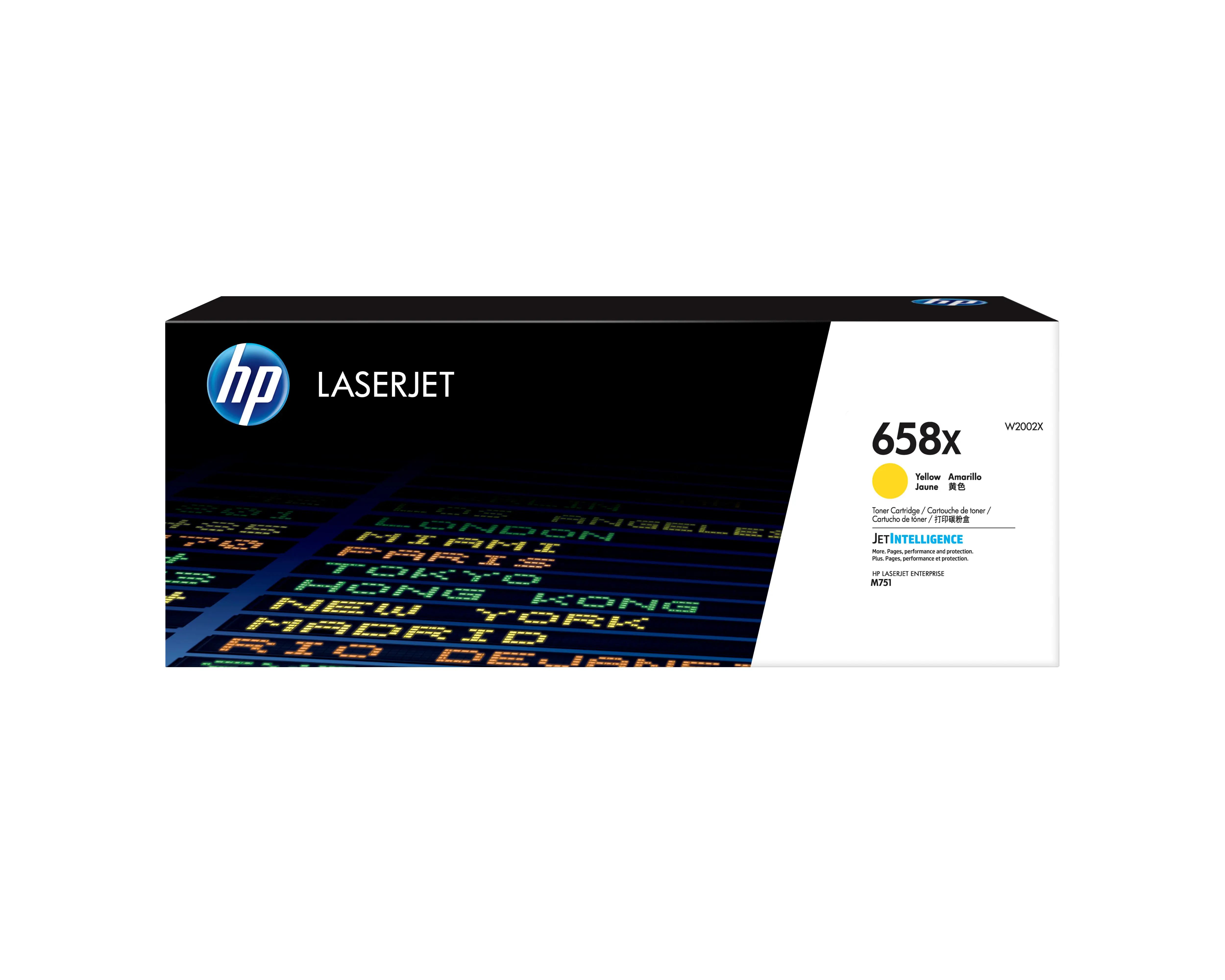 HP 658X Yüksek Kapasiteli Sarı Orijinal LaserJet Toner W2002X