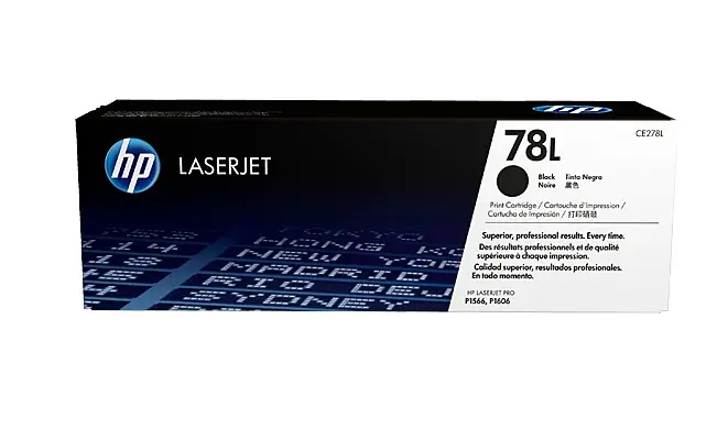 HP 78L Economy Black Original LaserJet Toner Cartridge CE278L