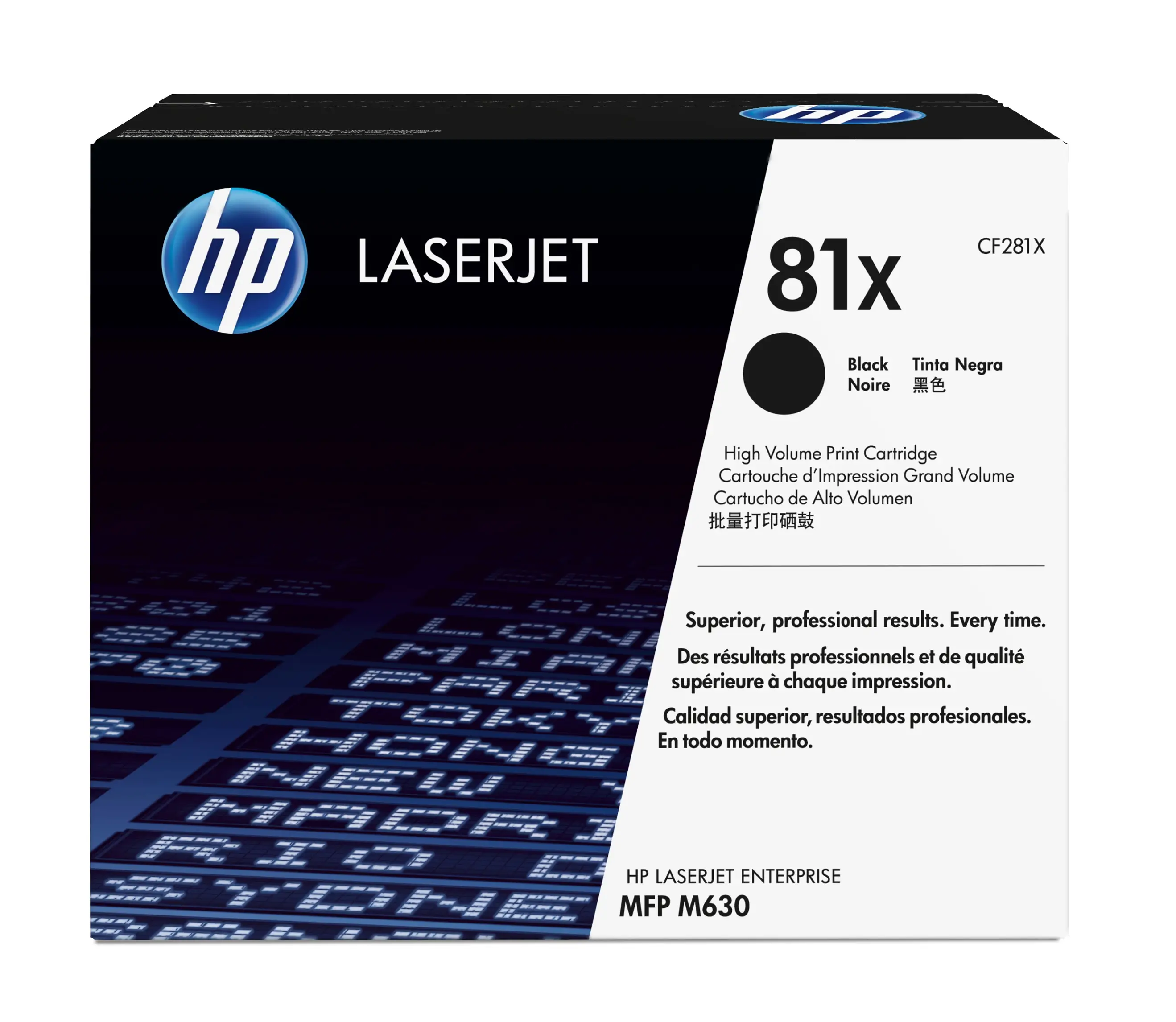 HP 81X Yüksek Kapasiteli Siyah Orijinal LaserJet Toner Kartuşu CF281X