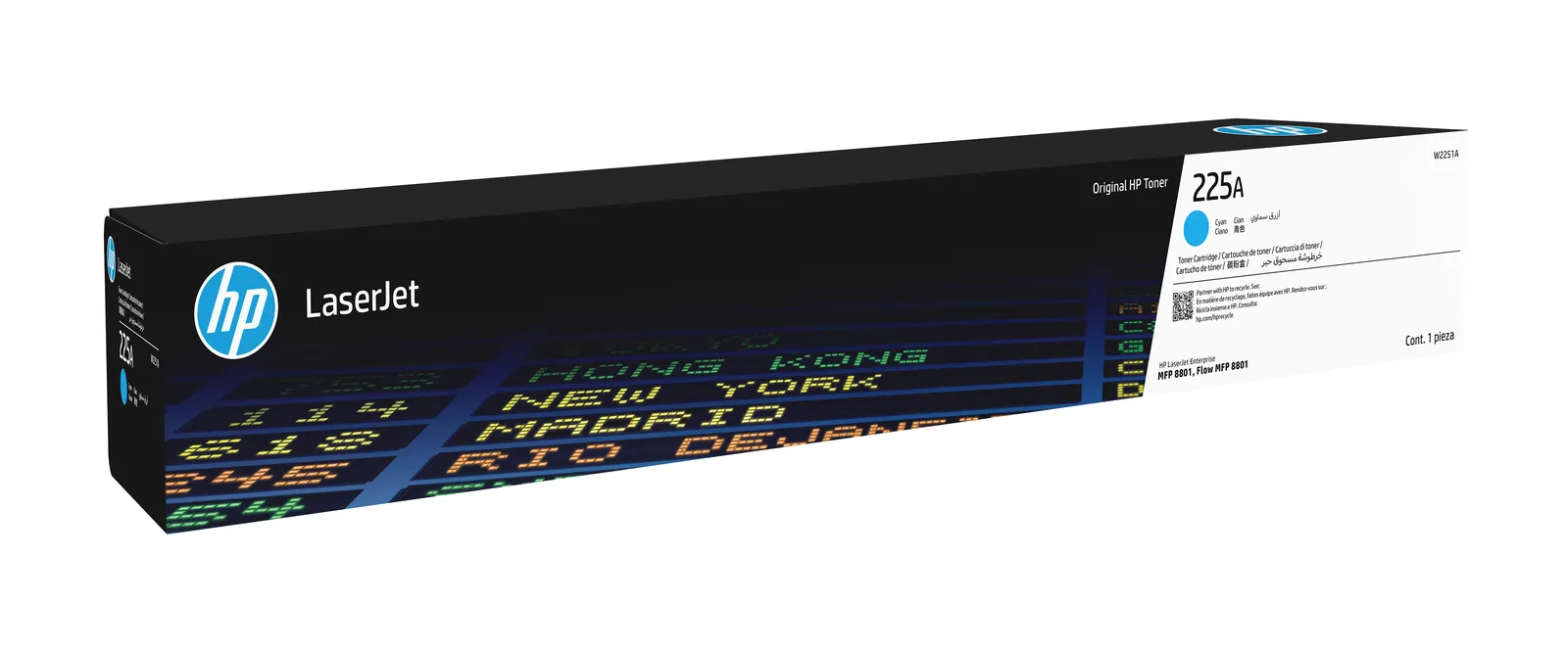 HP LaserJet Cyan Toner Crtg toner kartuşu 1 adet Orijinal Cam Göbeği