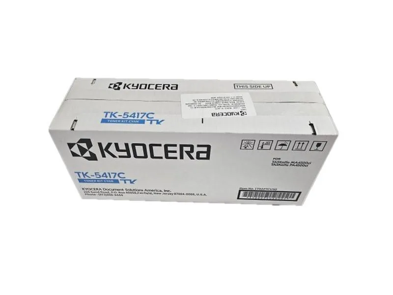 KYOCERA TK-5417C toner kartuşu 1 adet Orijinal Cam Göbeği