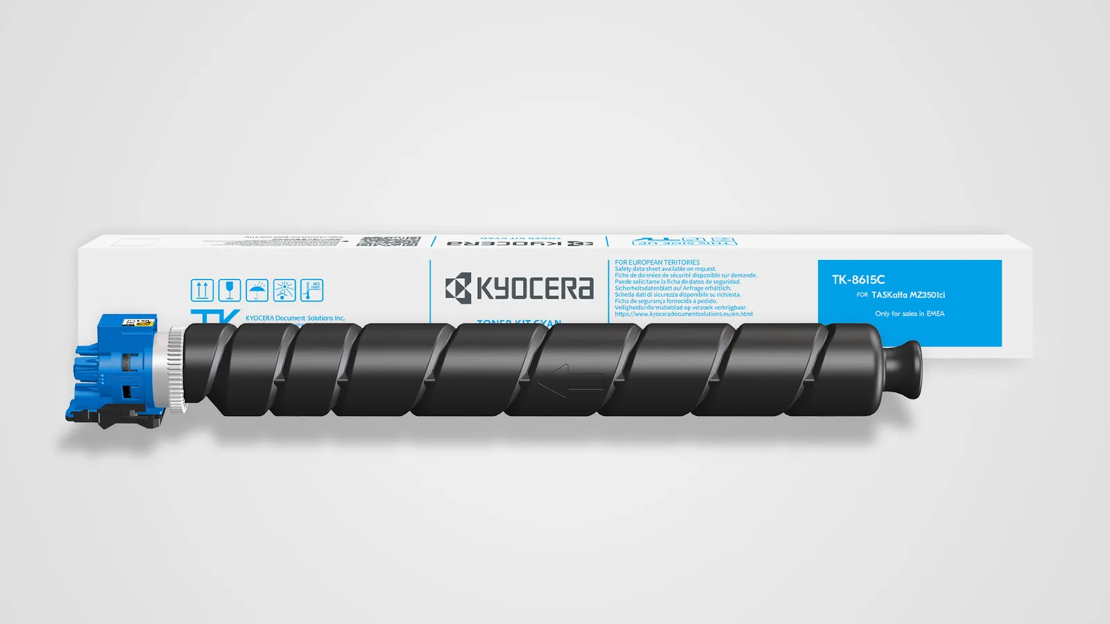 KYOCERA TK-8615C HY Toner Cyan 24.000 A4 toner kartuşu 1 adet Orijinal Cam Göbeği