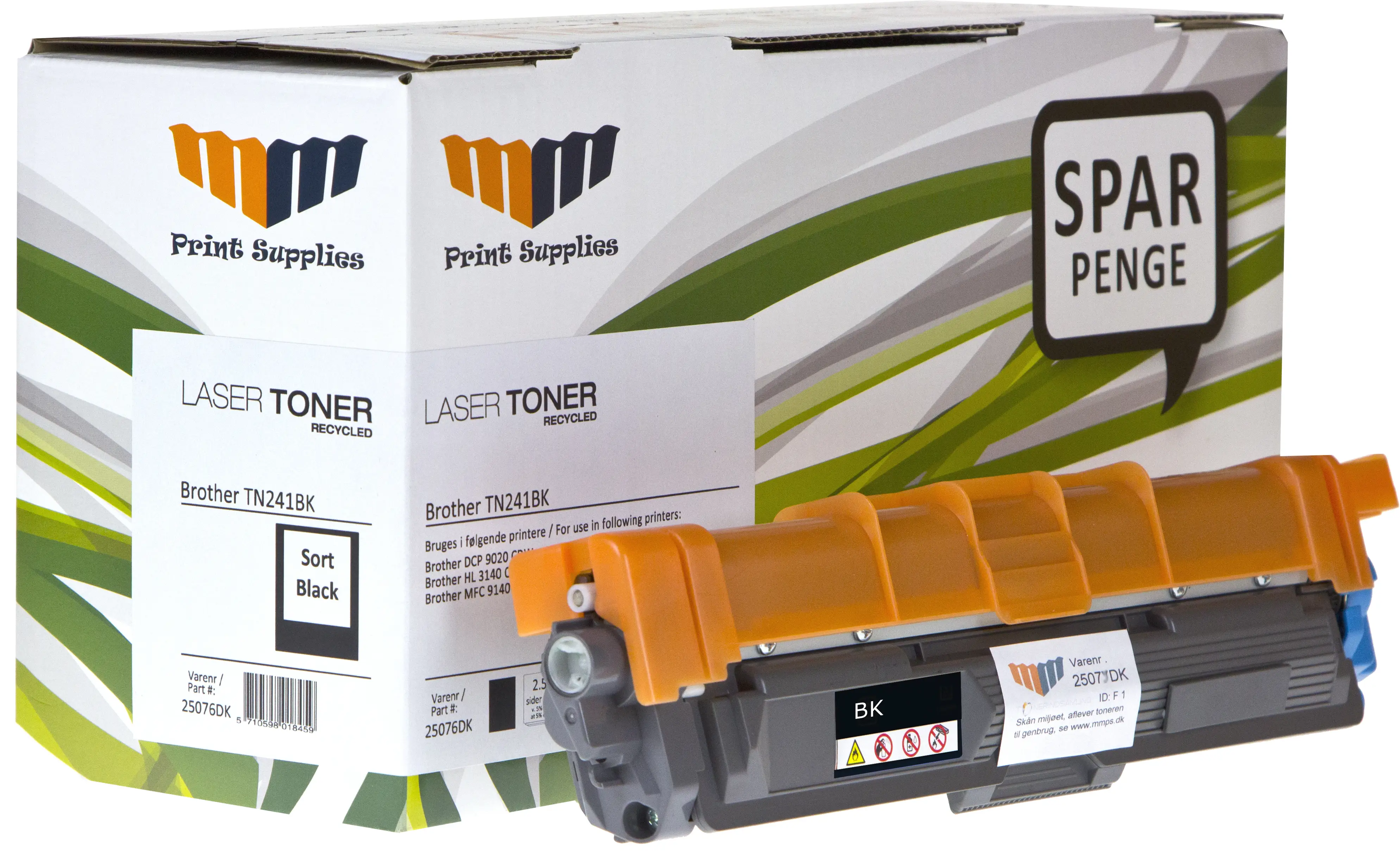 MM Black Laser Toner - Brother TN241BK 25076DK