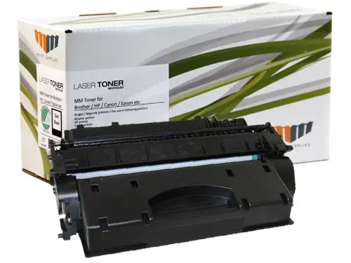 MM Black Laser Toner - HP 05X (CE505X) / Canon 719H (3480B002) High capacity - For HP LaserJet / Canon LBP & MF 15133DK
