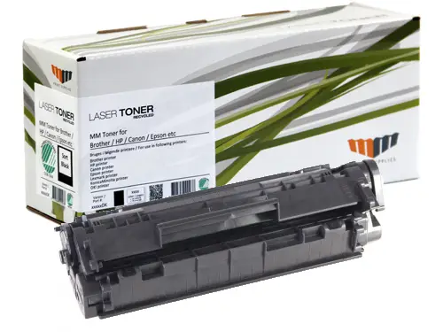 MM Black Laser Toner - HP 12A (Q2612A) / Canon 703 (7616A005) High capacity - For HP LaserJet & Canon LBP 15049DK