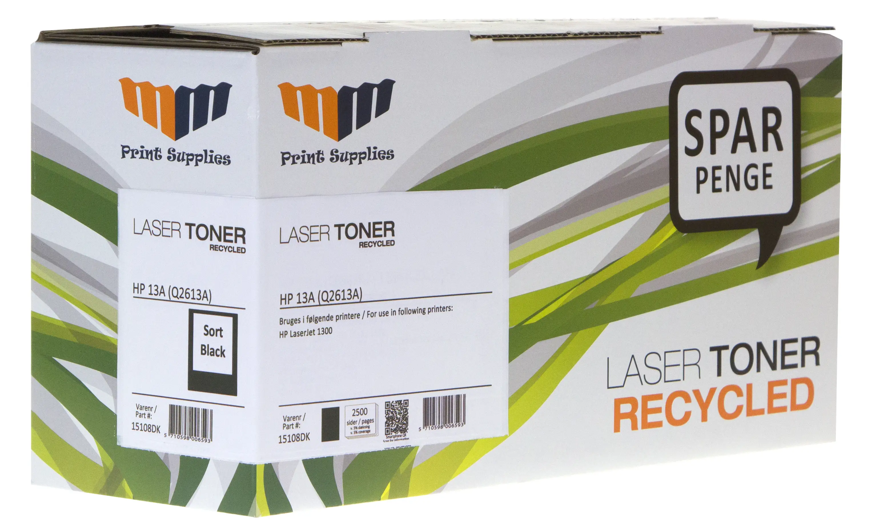 MM Black Laser Toner - HP 13A (Q2613A) - For HP LaserJet 15108DK