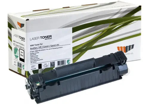 MM Black Laser Toner - HP 35A (CB435A) High capacity - For HP LaserJet 15050DK