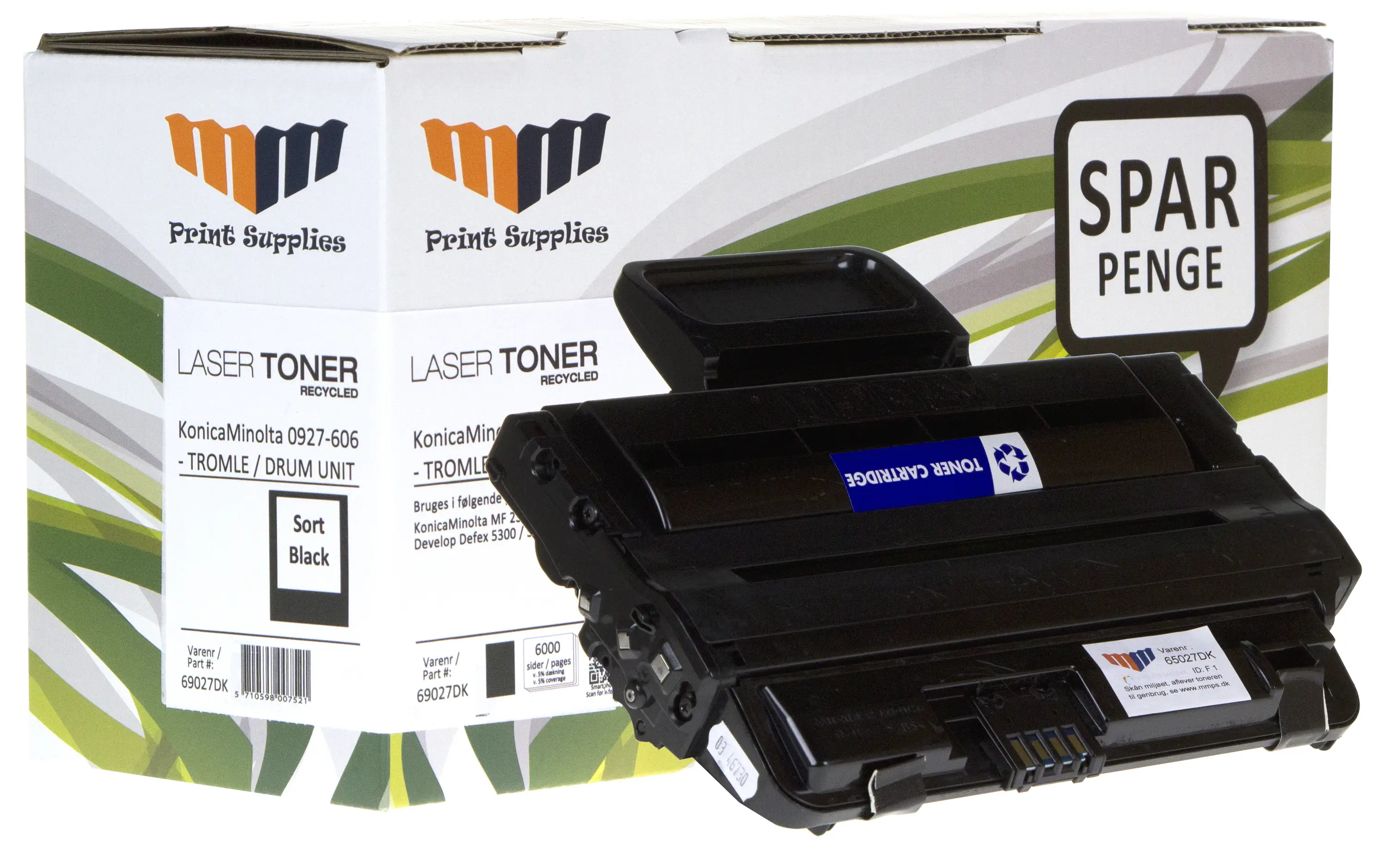 MM Black Laser Toner - Samsung ML-D2850B - For Samsung ML 285x 65027DK