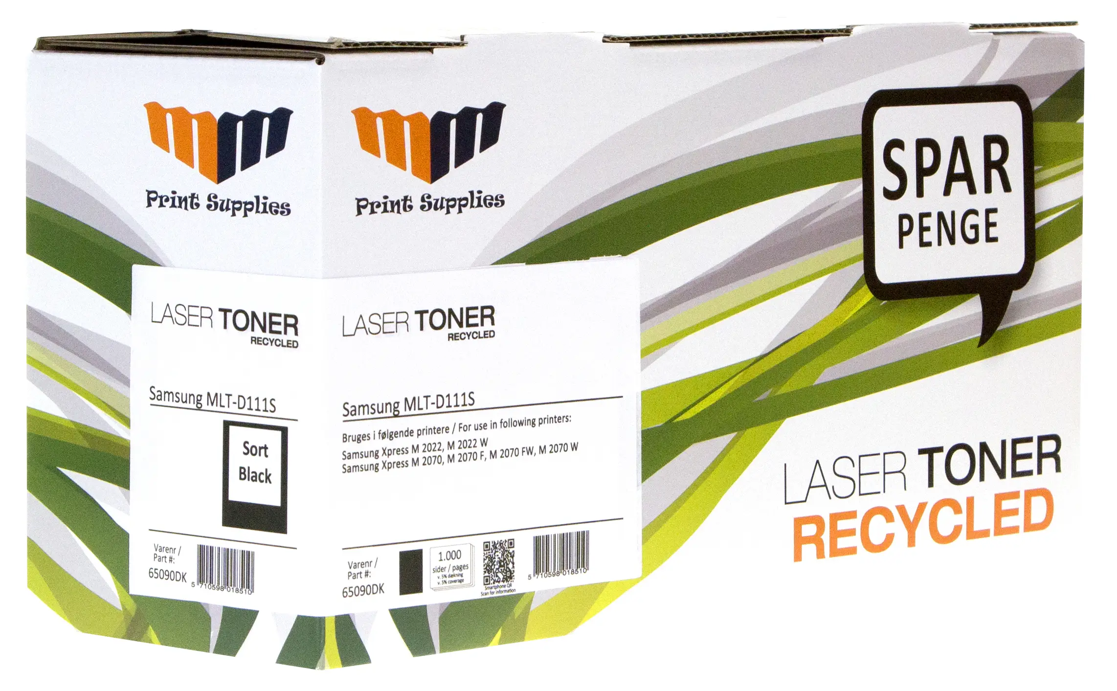 MM Black Laser Toner - Samsung (MLT-D111S) 65090DK