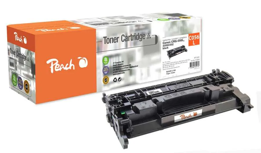 Peach 112664 toner kartuşu 1 adet Uyumlu Siyah