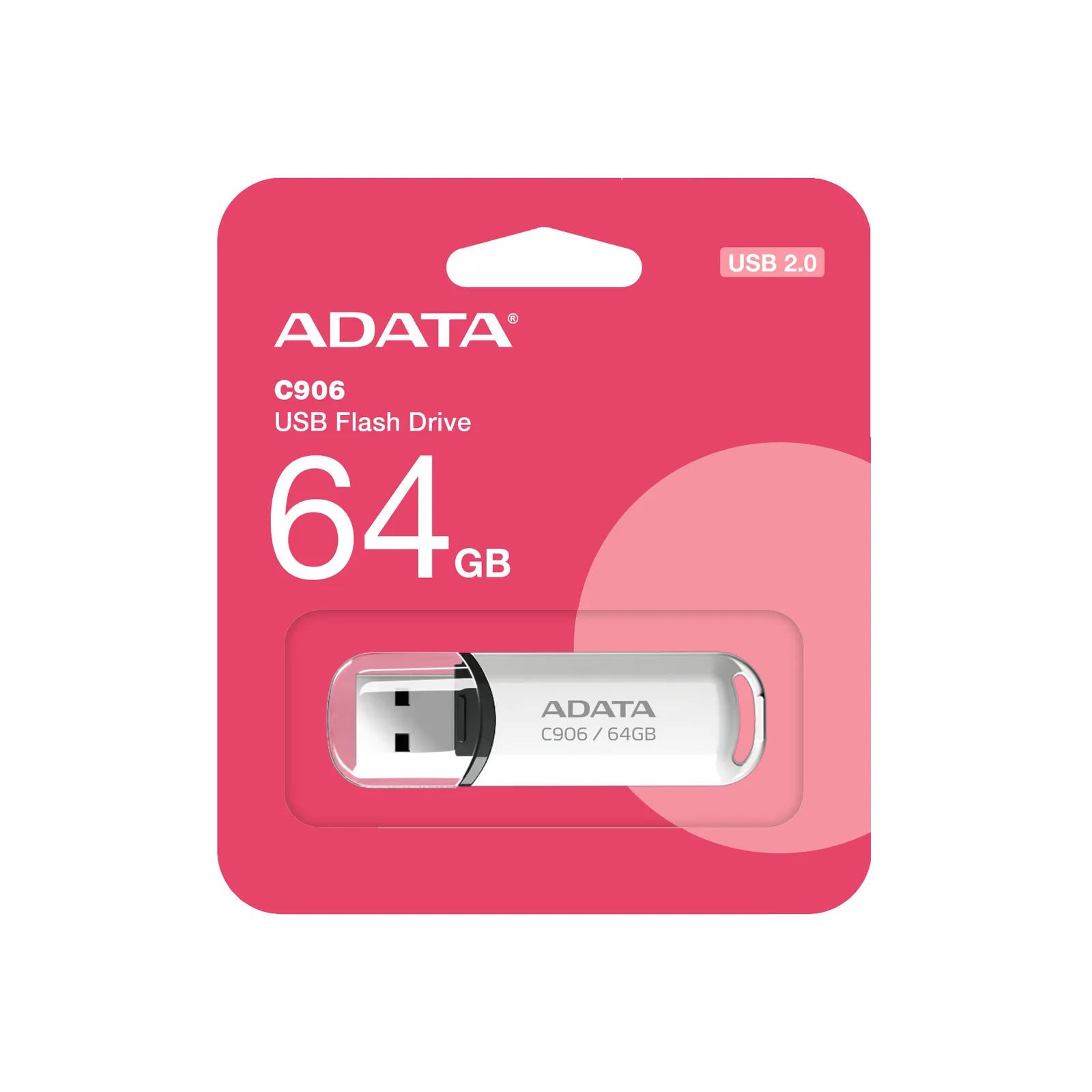 ADATA C906 USB flash sürücü 64 GB A tipi USB 2.0 Beyaz