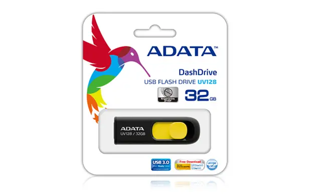 ADATA DashDrive UV128 128GB AUV128-128G-RBY