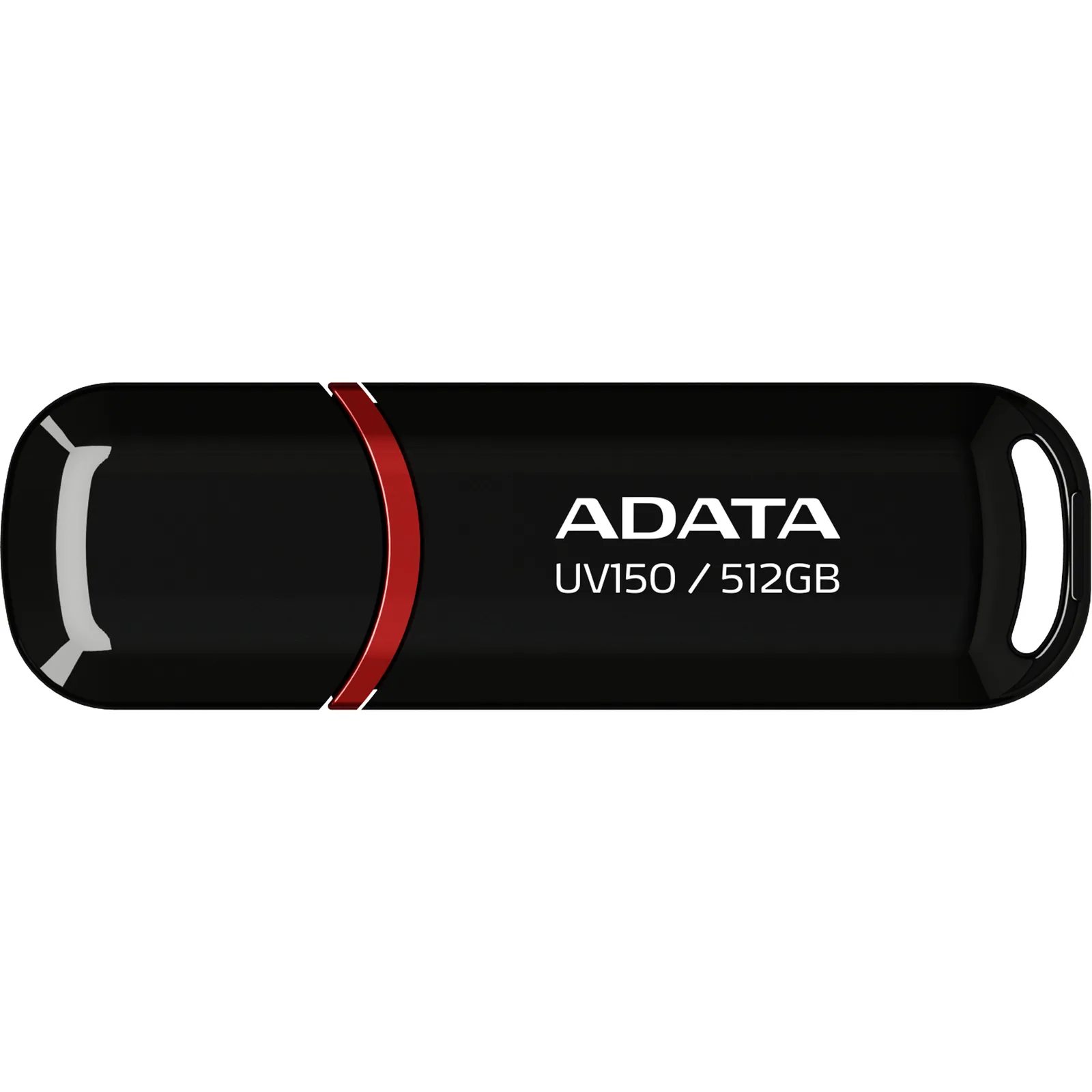 ADATA UV150 USB flash sürücü 512 GB A tipi USB 3.2 Gen 1 (3.1 Gen 1) Siyah, Kırmızı