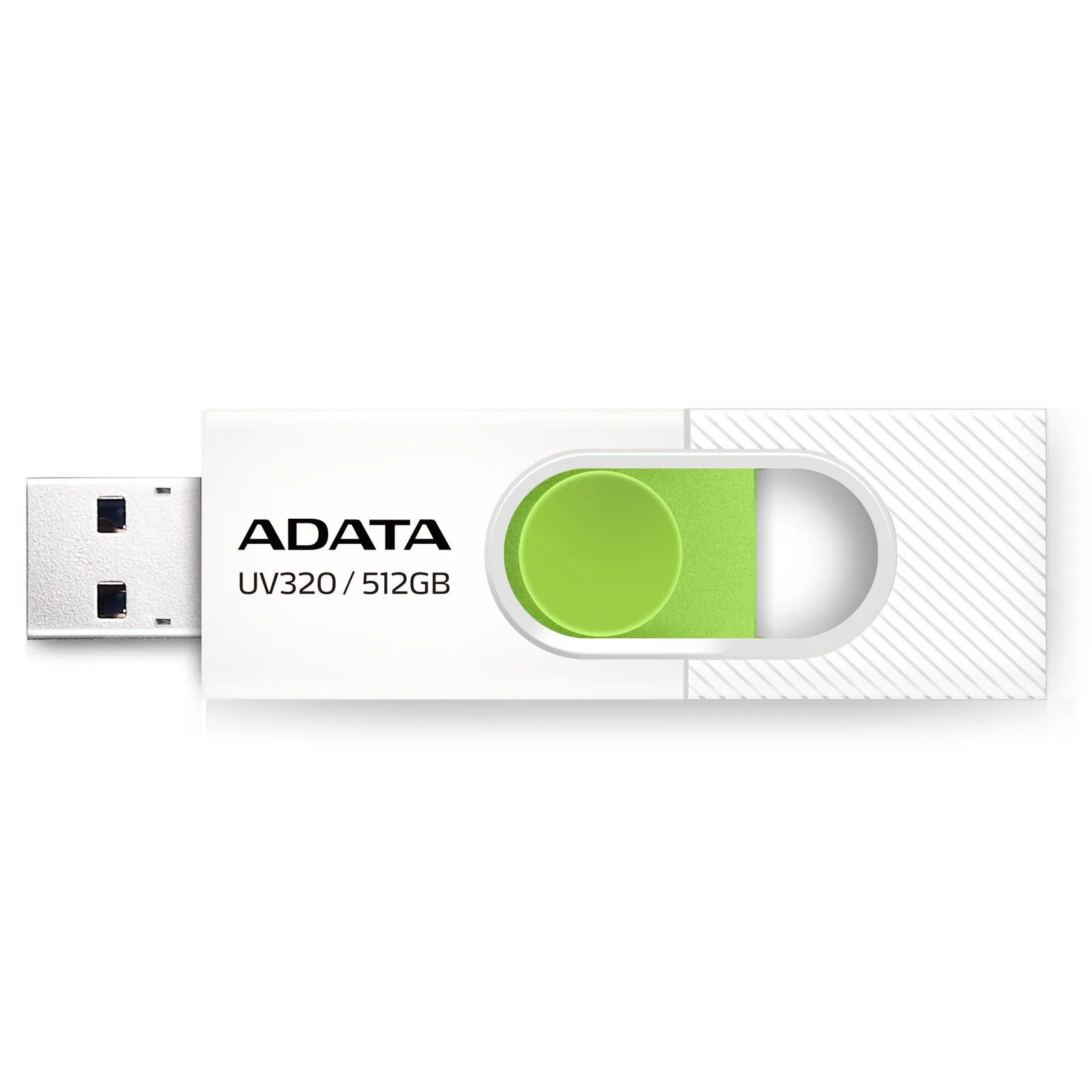 ADATA UV320 USB flash sürücü 512 GB A tipi USB 3.2 Gen 1 (3.1 Gen 1) Yeşil, Beyaz