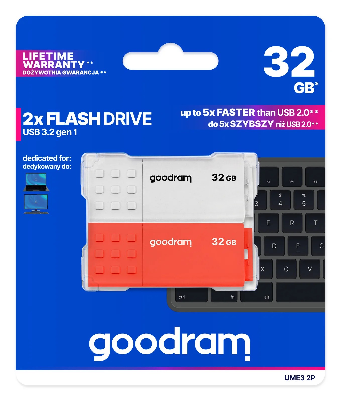 Goodram 2-PACK UME3-0320MXR11-2P
