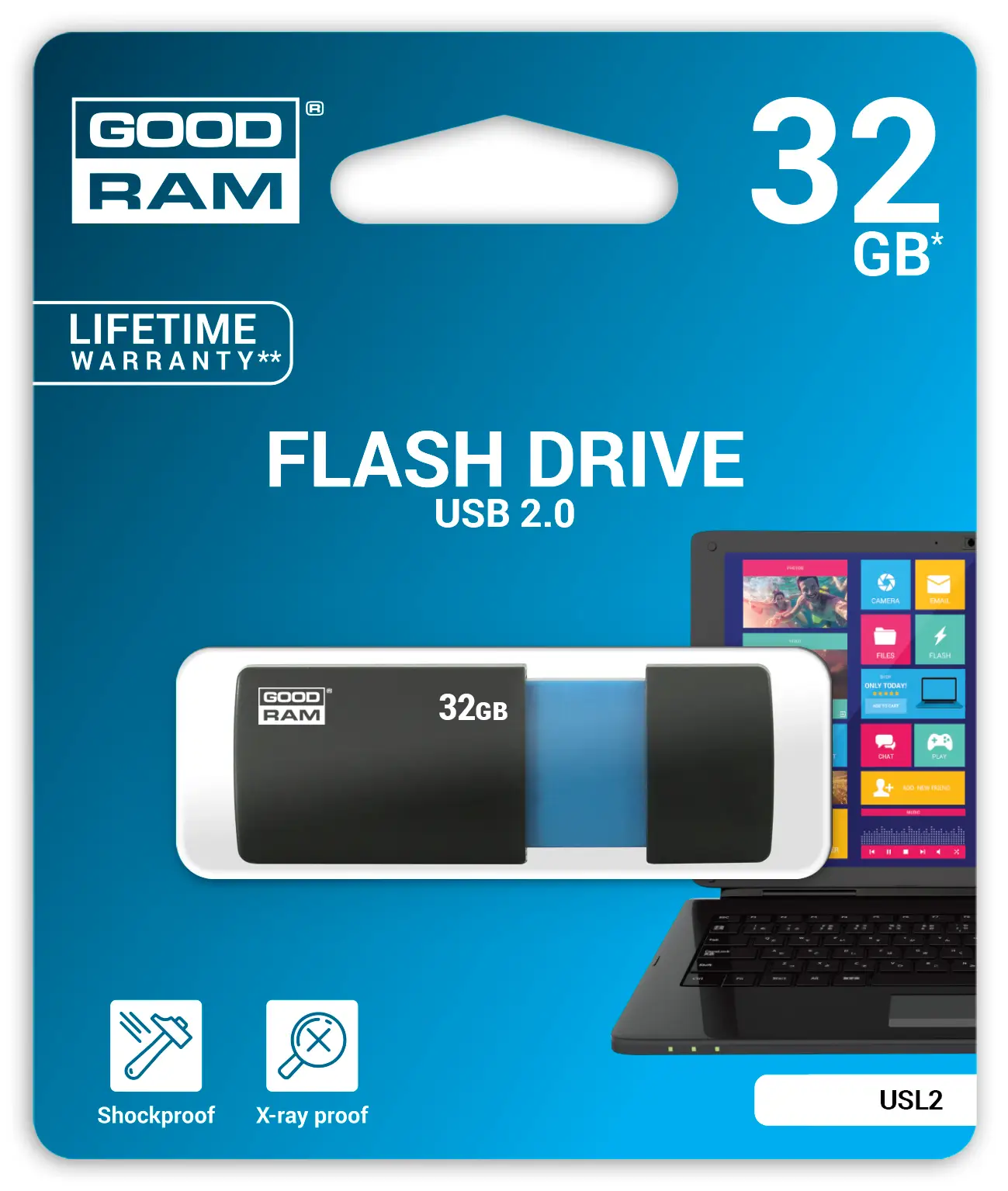 Goodram 32GB USB 2.0 USL2-0320K0R11