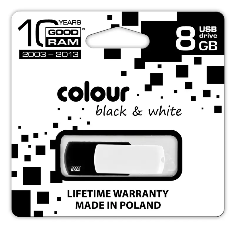 Goodram 8GB colour b&w PD8GH2GRCOKWR9