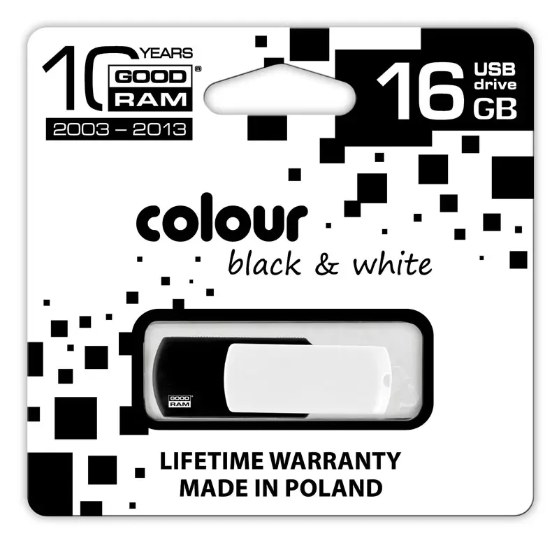 Goodram Colour b&w 16 GB PD16GH2GRCOKWR9