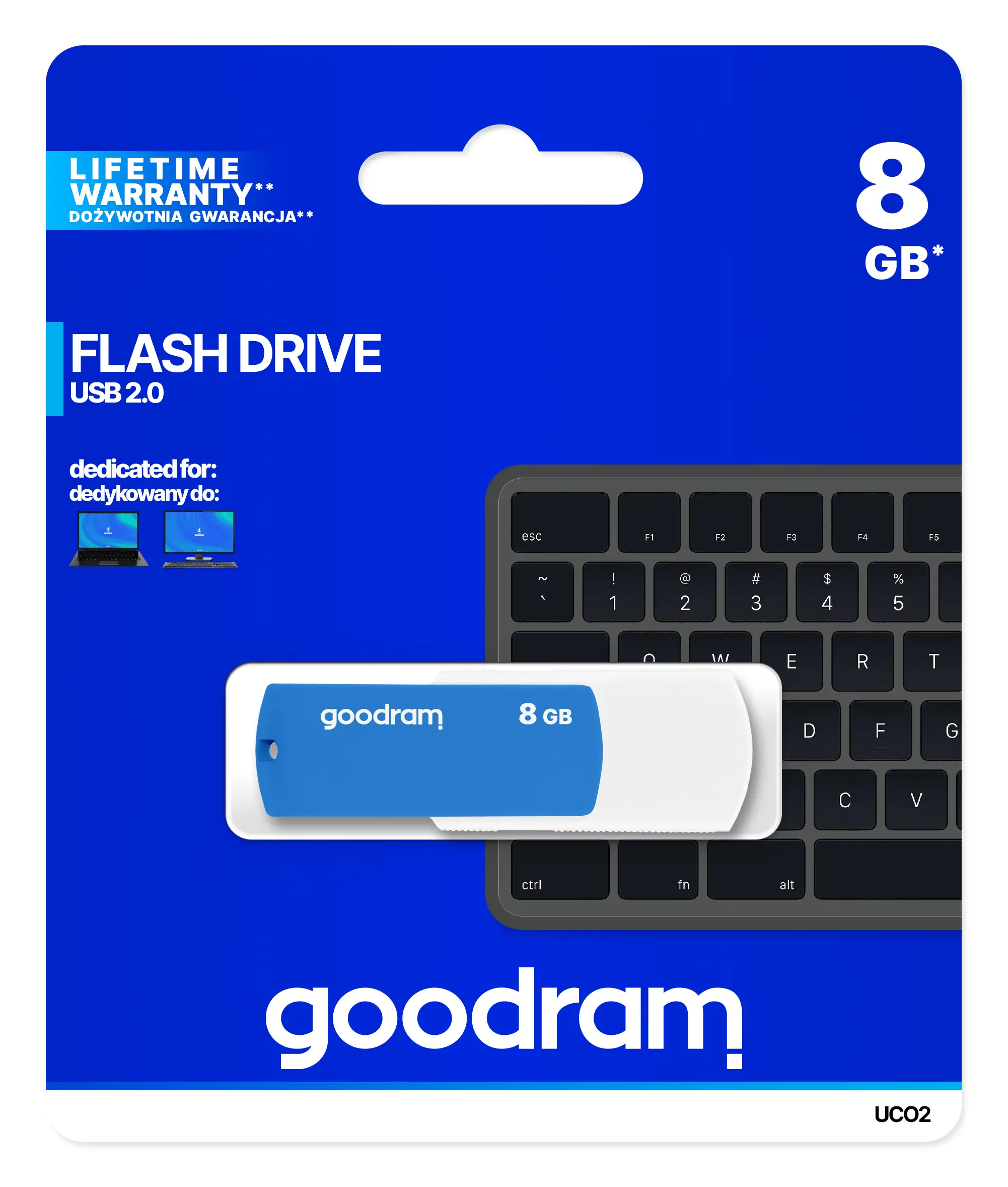 Goodram UCO2 8 GB UCO2-0080MXR11