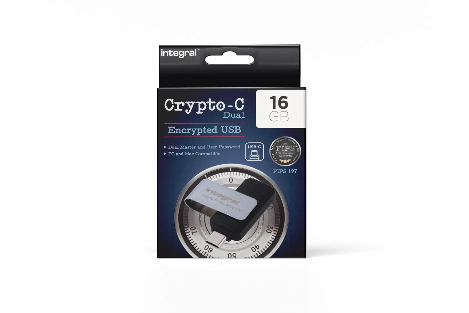 Integral INFD16GCRDLC3-197 USB flash sürücü 16 GB USB C Tipi 3.2 Gen 1 (3.1 Gen 1) Siyah, Gümüş