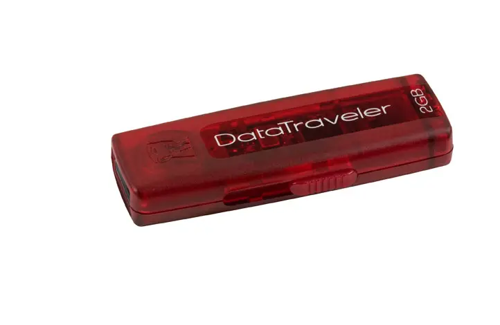 Kingston Technology 2GB USB flash drive (Red) DT100R/2GB