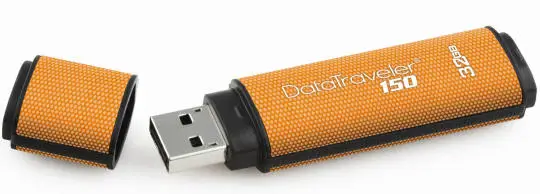 Kingston Technology 32GB USB flash drive (2.0) - Orange DT150/32GB