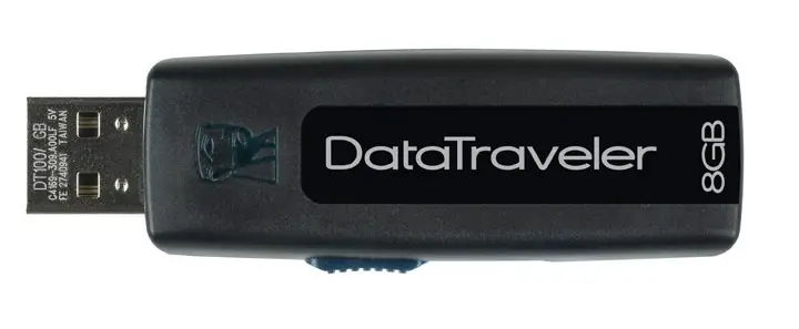 Kingston Technology DataTraveler 100 8GB, 2 Pcs DT100/8GB-2P