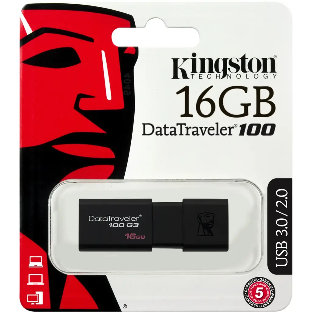 Kingston Technology 100 G3 16 GB DT100G3/16GBER