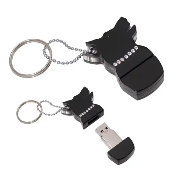 Nilox SWAROVSKY PEN DRIVE 1GB BLACK DOG PD2204CA
