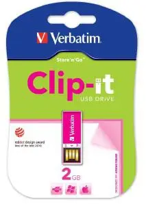 Verbatim 2GB Clip-it USB Drive 43906