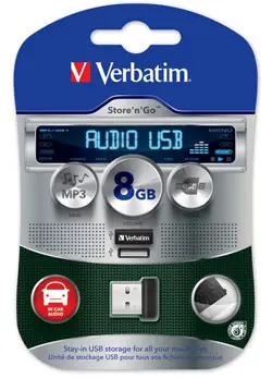Verbatim 8GB AUDIO USB 43946