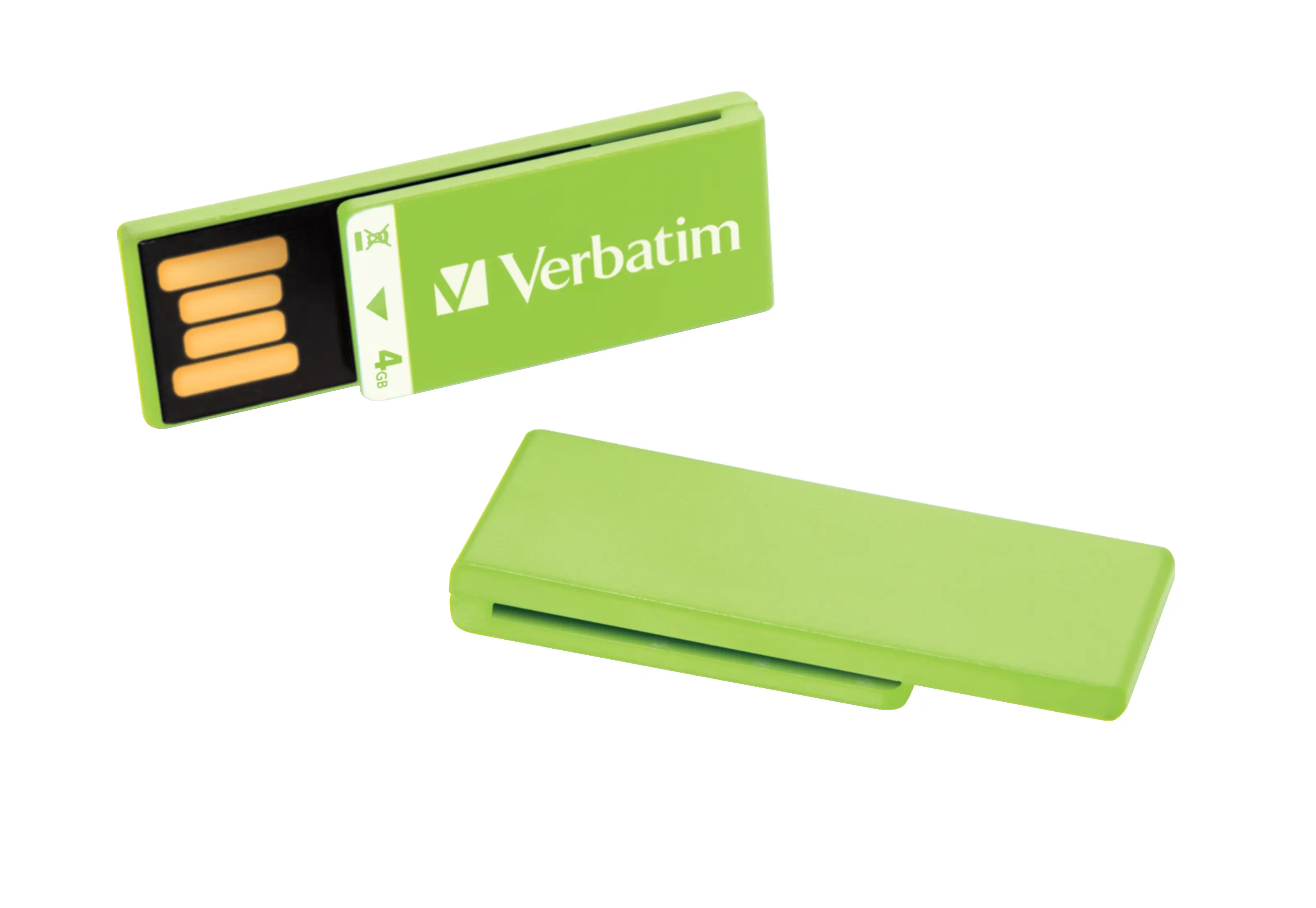 Verbatim Clip-it USB Drive 2GB Green Multipack 43921