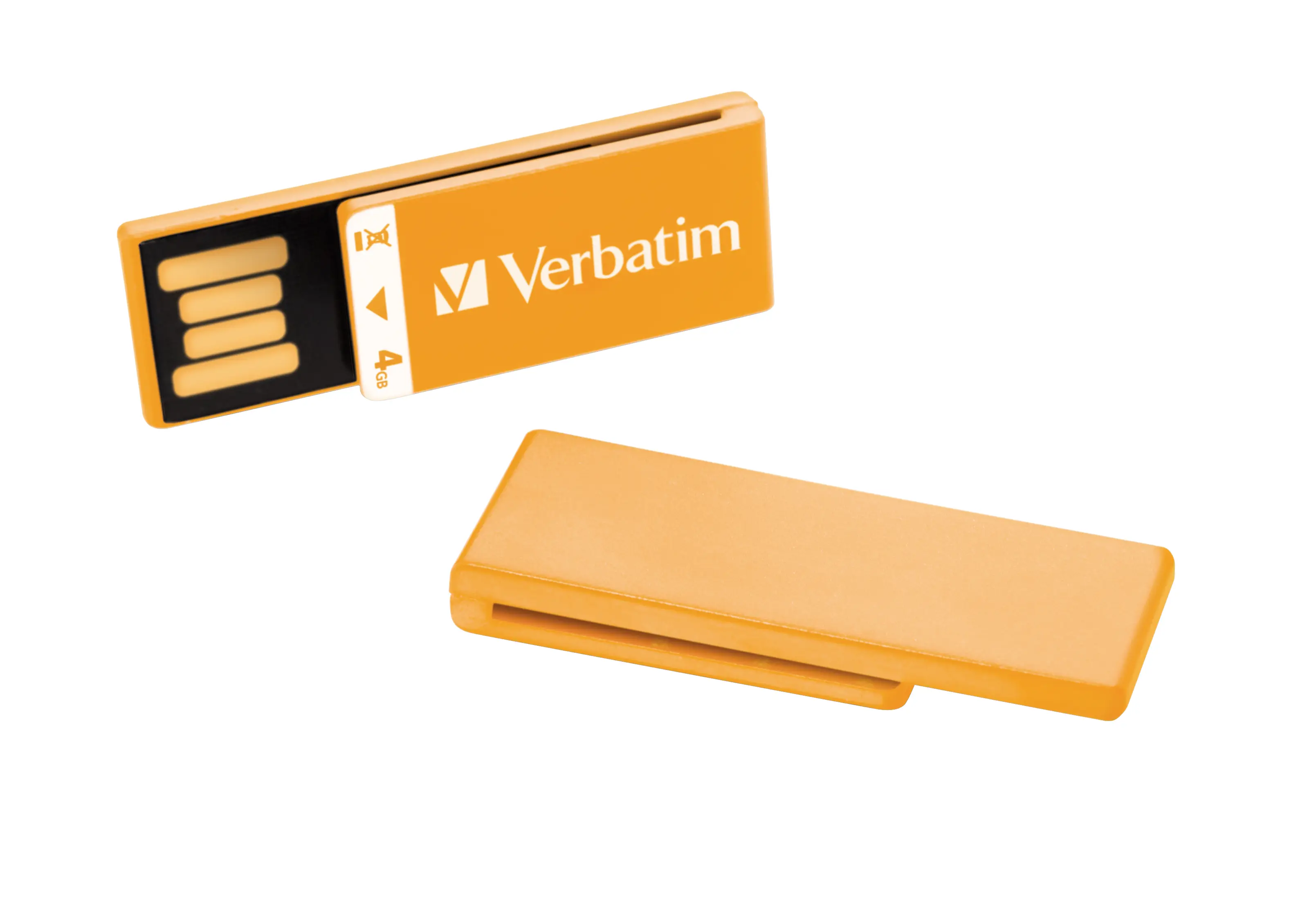 Verbatim Clip-it USB Drive 2GB Orange Multipack 43944