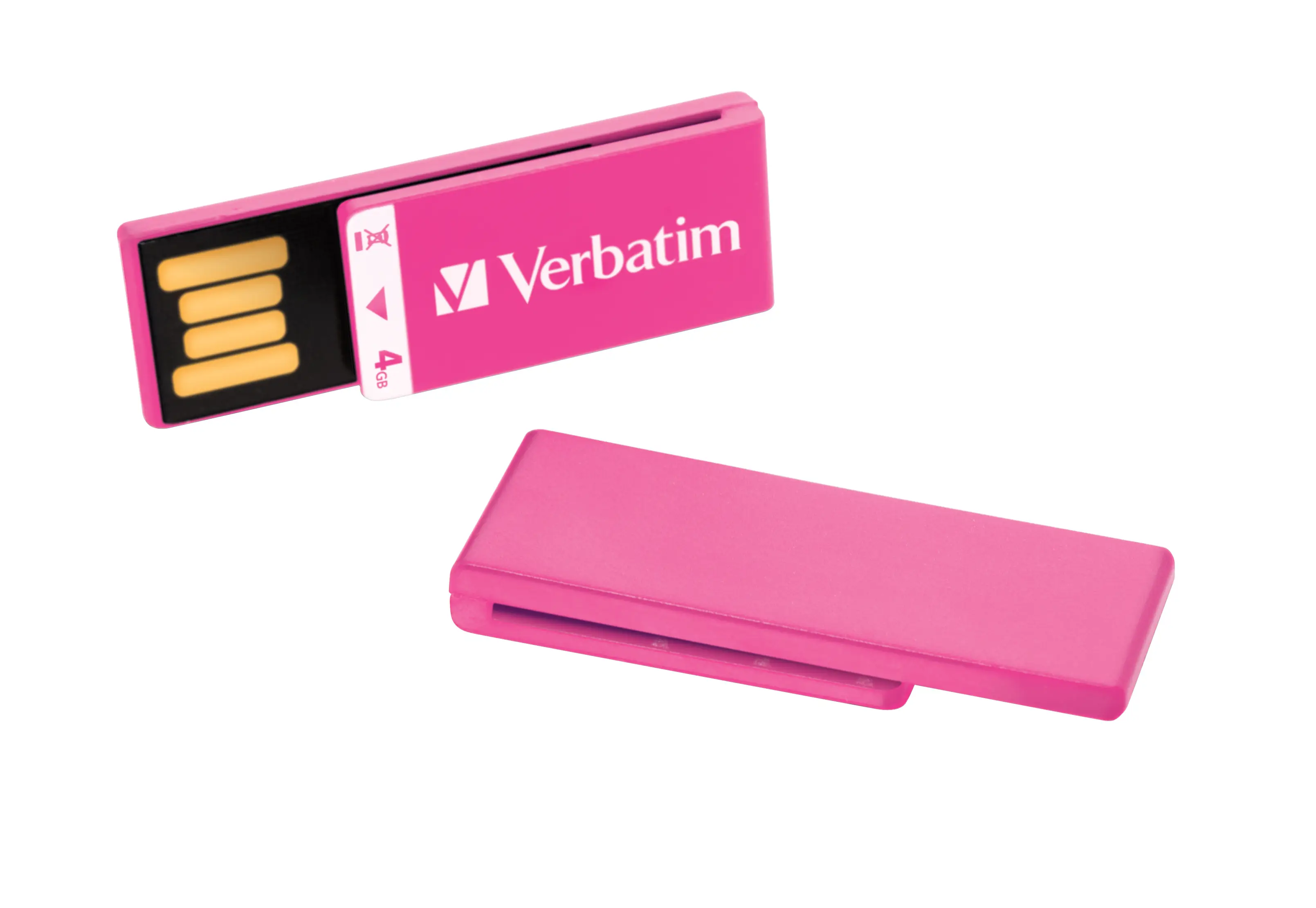 Verbatim Clip-it USB Drive 4GB Pink Multipack 43929
