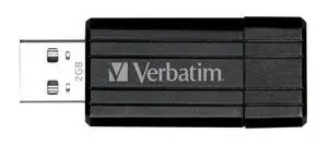 Verbatim PinStripe USB Drive 2GB 49060