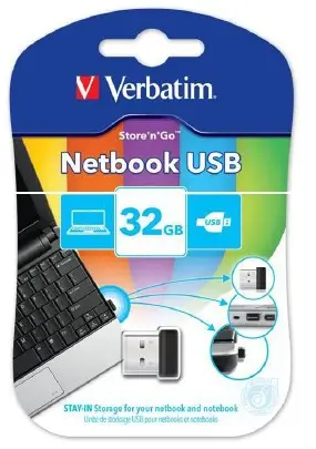 Verbatim Store'n'Go USB Netbook Storage 32GB 43942