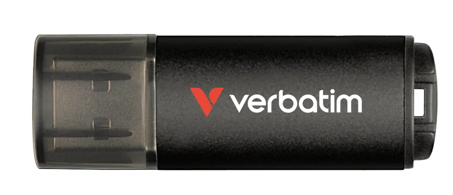 Verbatim V200 Metal USB Drive 128 GB USB flash sürücü A tipi USB 3.2 Gen 1 (3.1 Gen 1) Siyah