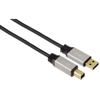 Hama USB Connecting Cable, A-Plug - B-Plug, 1.8 m 00039835