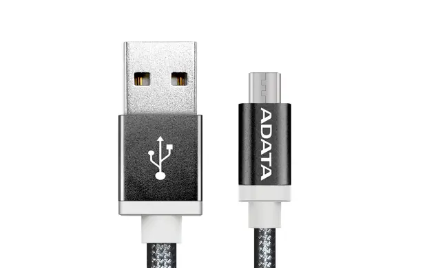 ADATA 1m, USB2.0-A/USB2.0 Micro-B AMUCAL-100CMK-CBK
