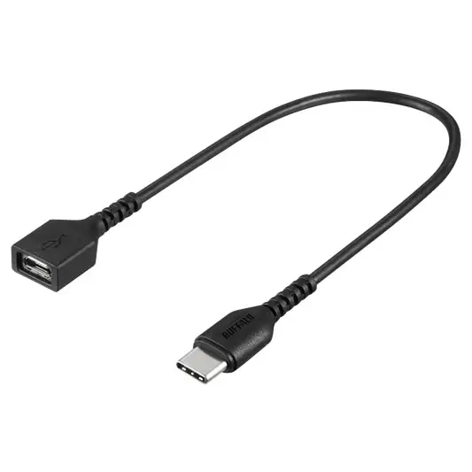 Buffalo 0.15m, USB Type-C - USB microB BSMPCADC115BK